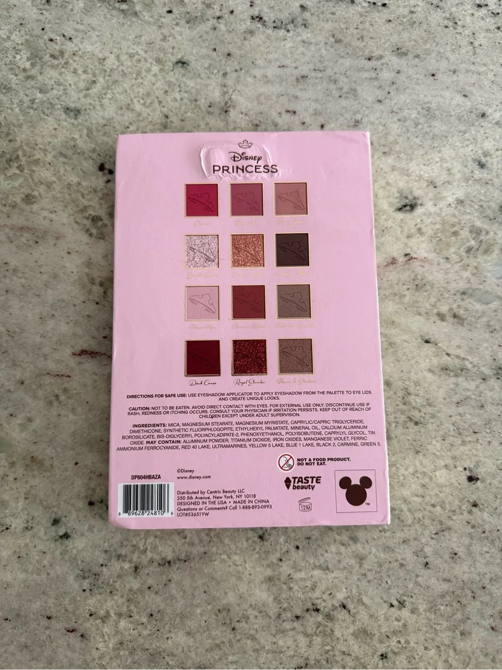 NEW Disney Princess Eyeshadow & Lip Balm Gift Set